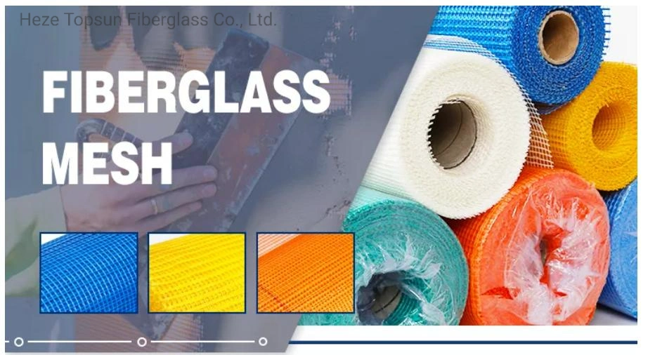 160GSM Fiberglass Mesh Mosaic Tile Fiberglass Mesh for Stone Marble Reinforcement